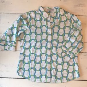 Foxcroft Wrinkle Free Shaped Fit Blouse